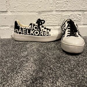 Michael Kors Monochrome Logo Sneakers